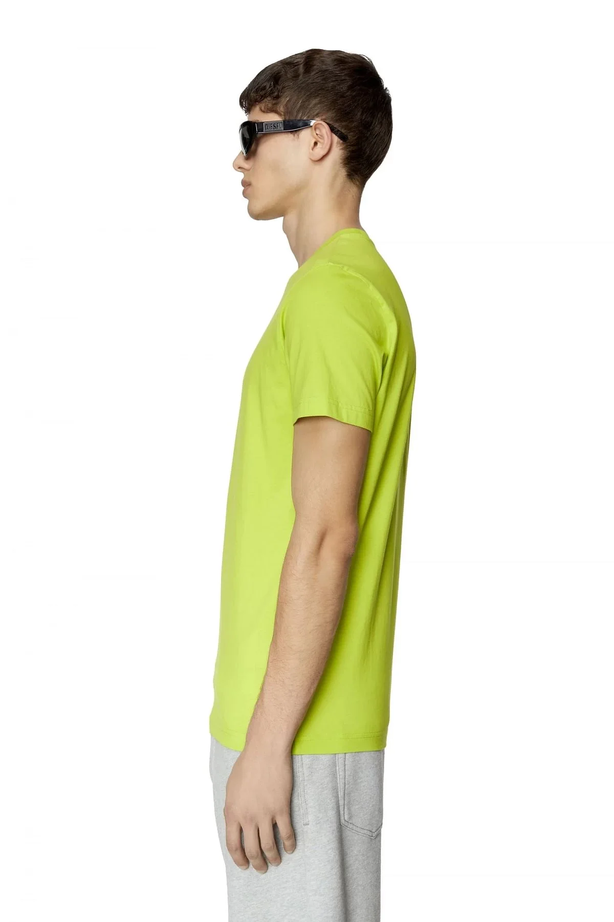 Green T-shirt with D logo
