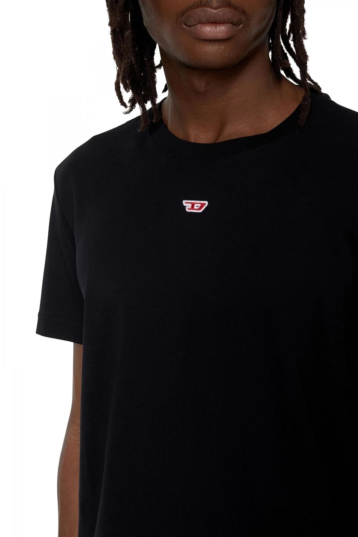 Black T-shirt with D logo