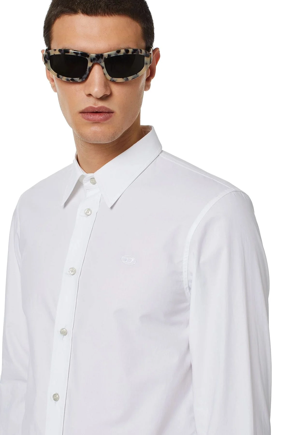 White Shirt in technical cotton