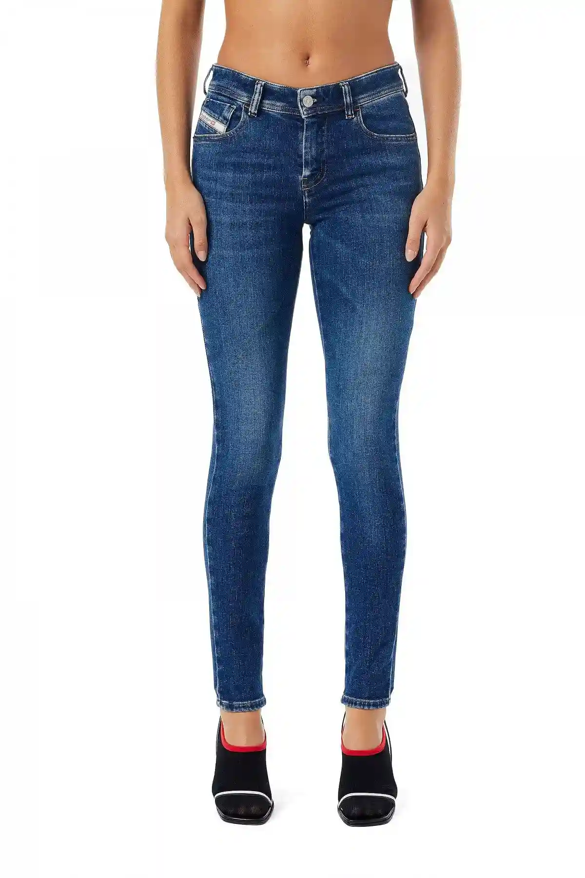 Blue Super skinny Jeans-2017 Slandy