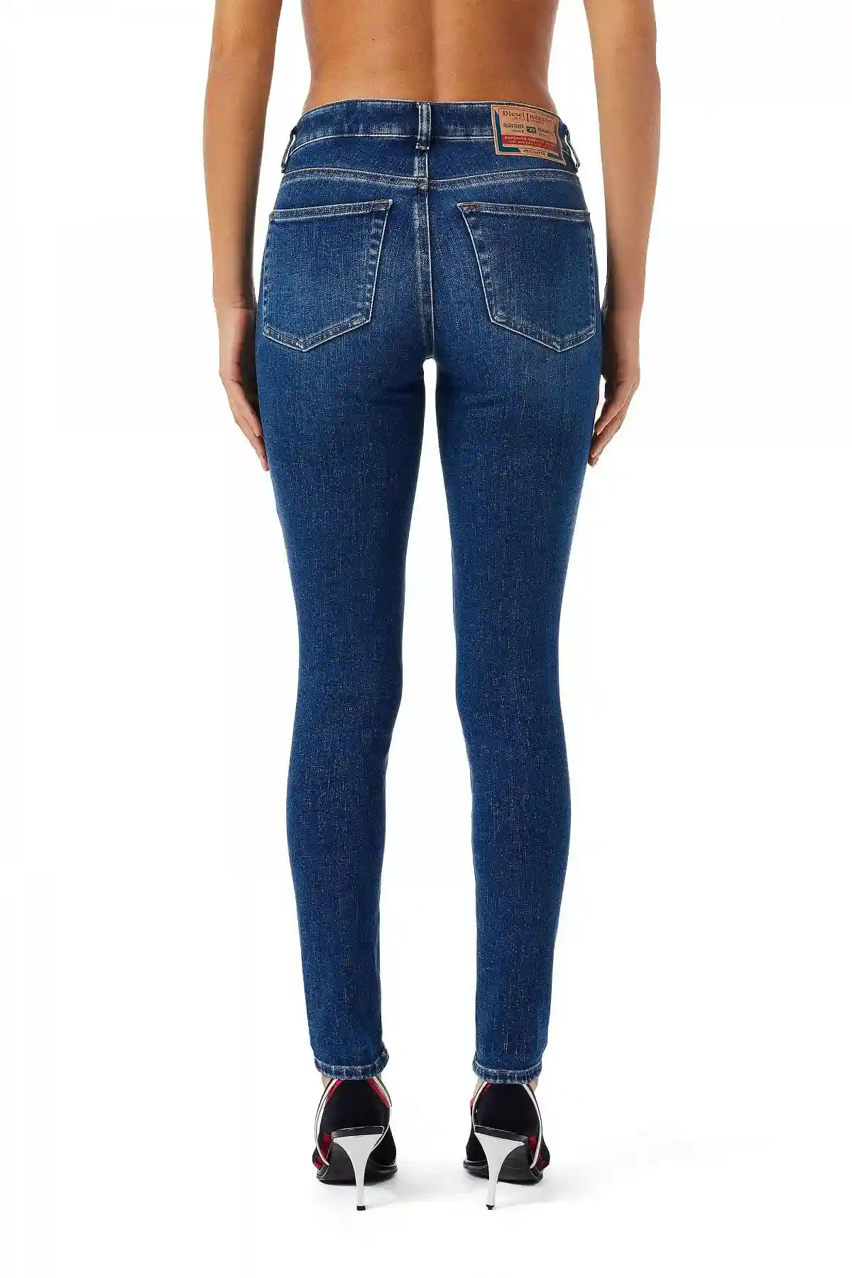 Blue Super skinny Jeans-2017 Slandy