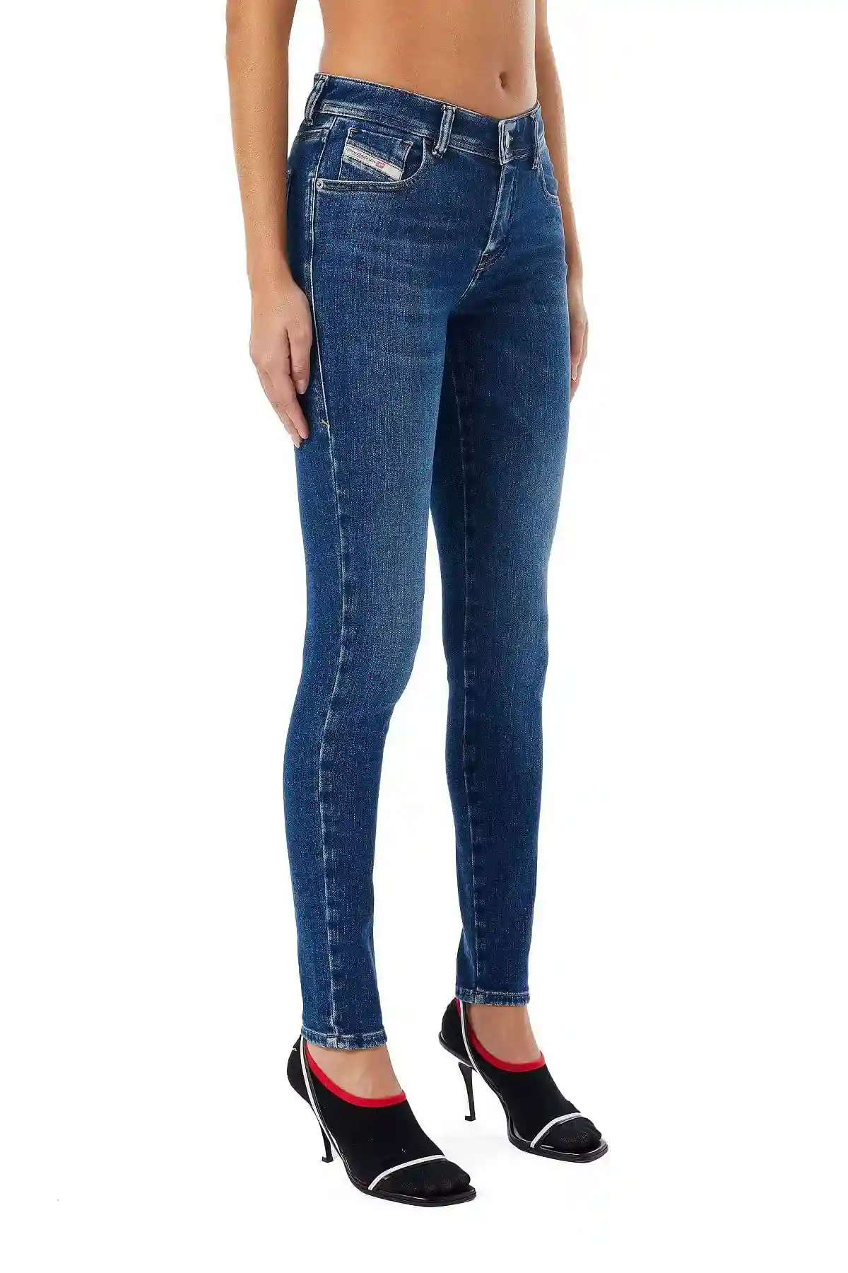 Blue Super skinny Jeans-2017 Slandy