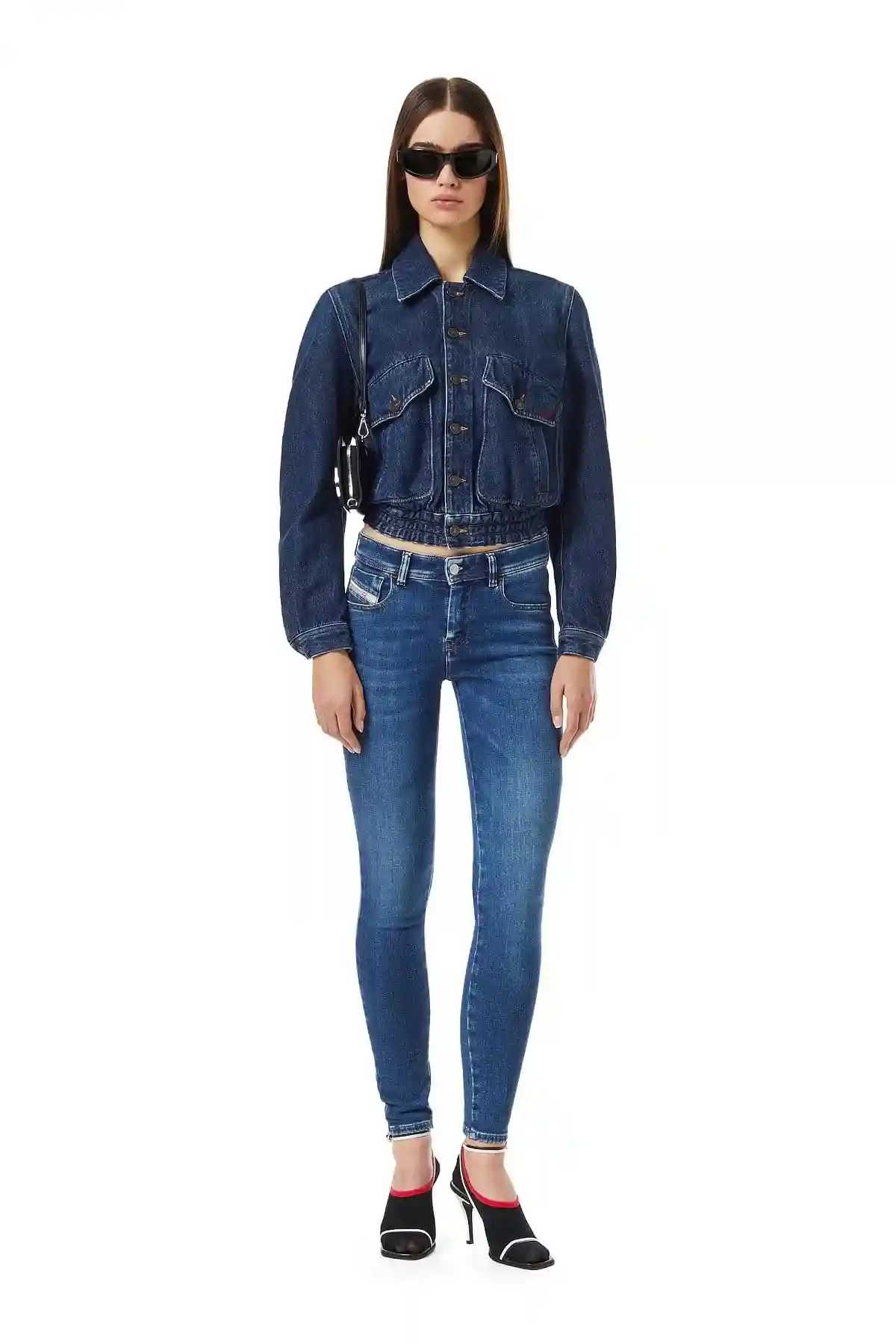 Blue Super skinny Jeans-2017 Slandy