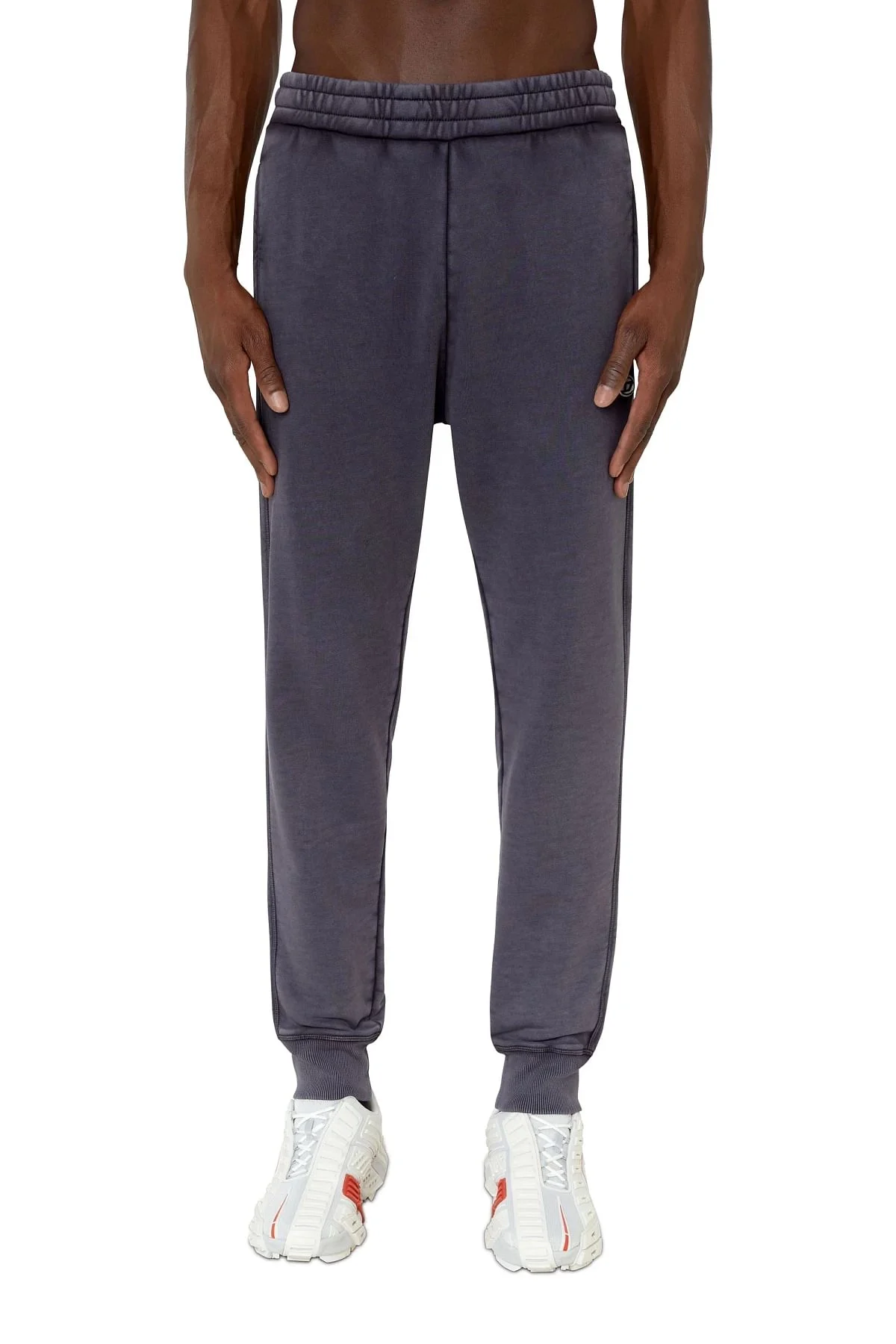 Blue Treated sweatpants