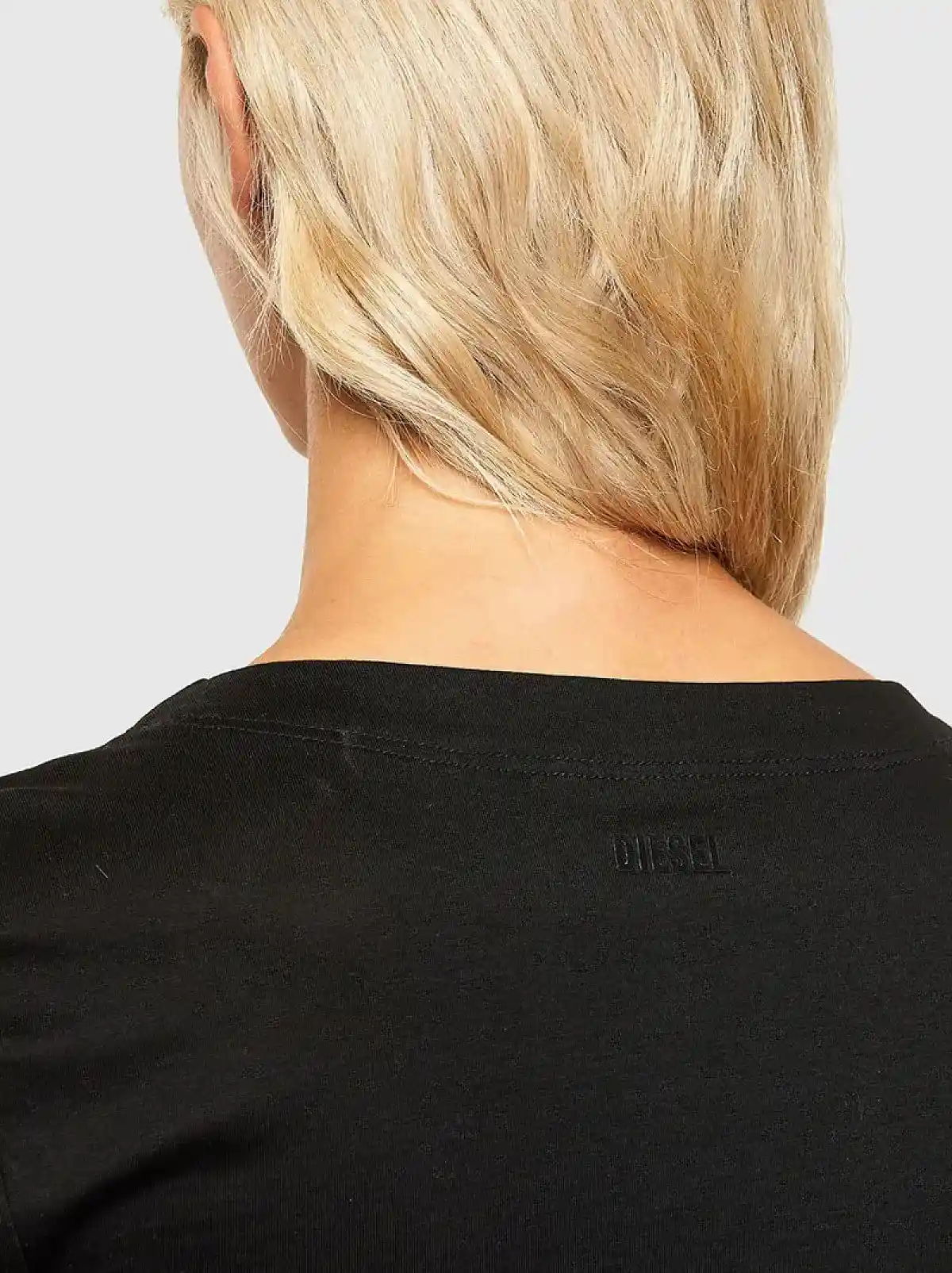 Black Zip-detailed long-sleeve top