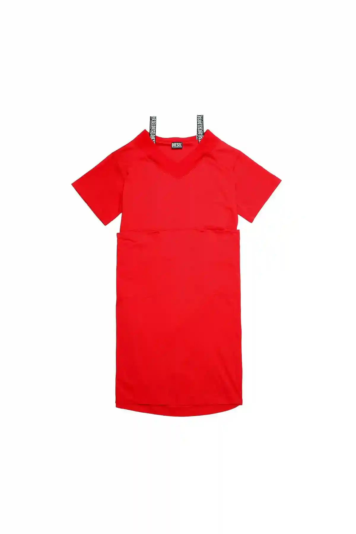 Red Green Label off-the-shoulder dress