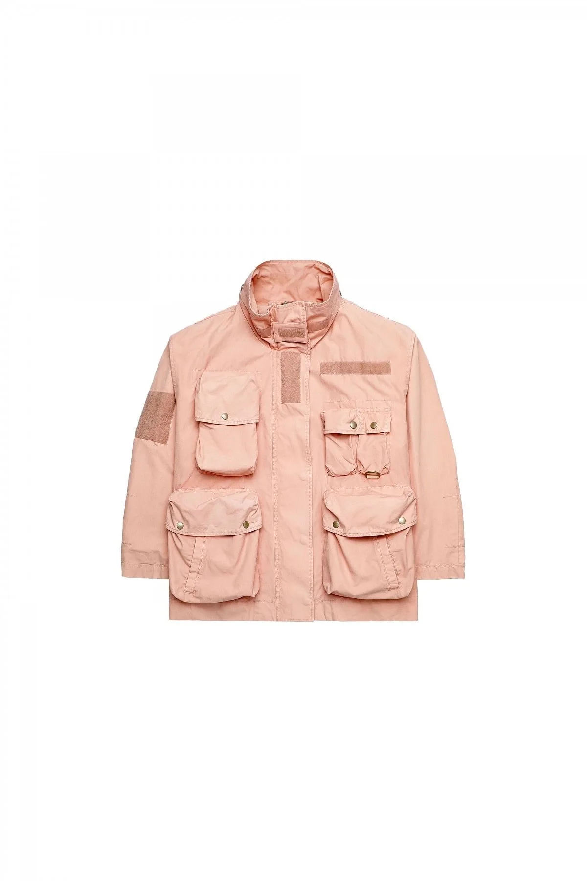 Pink Garment-dyed field jacket