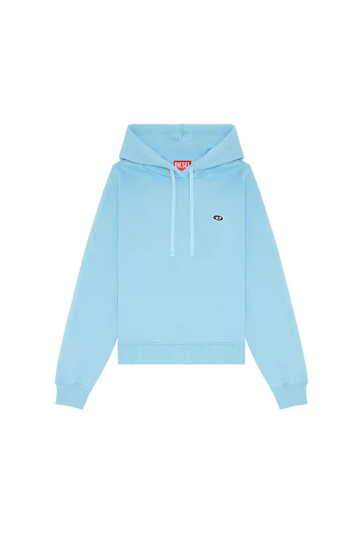 Blue Hoodie with oval D patch
