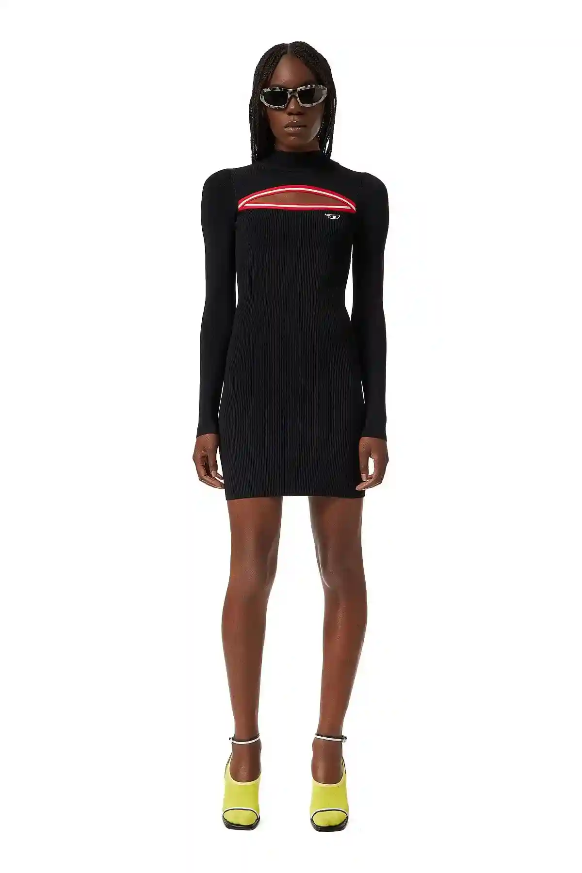 Black Cut-out bodycon dress