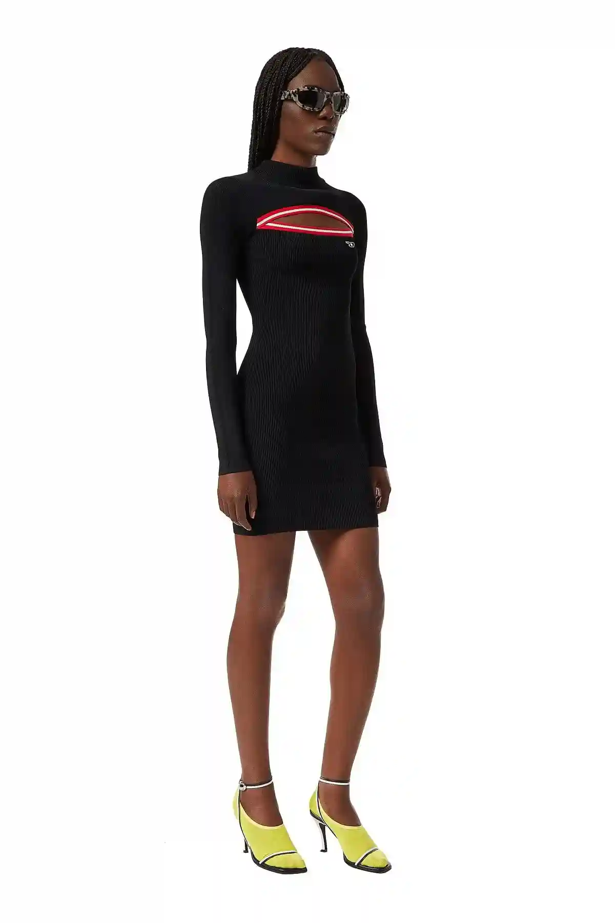 Black Cut-out bodycon dress