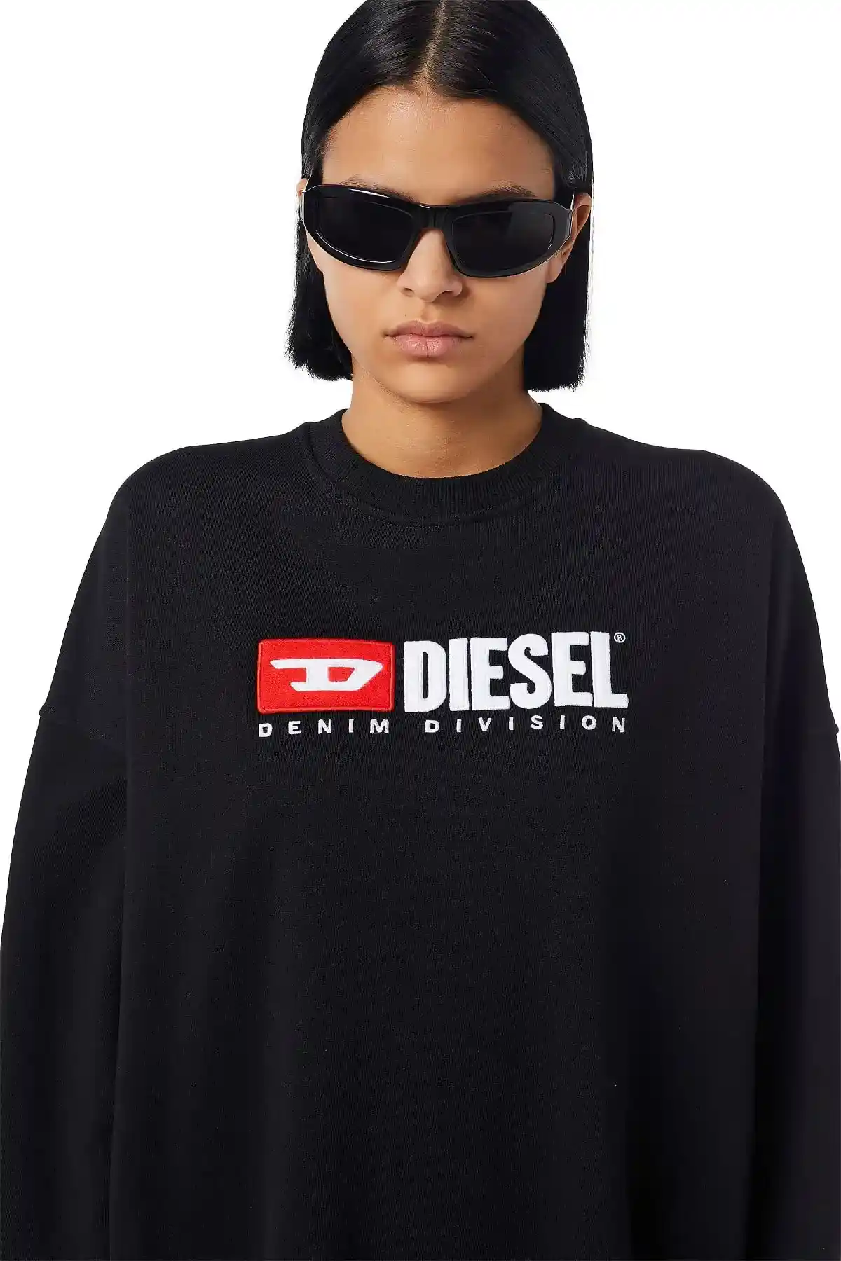 Black Sweatshirt dress with logo