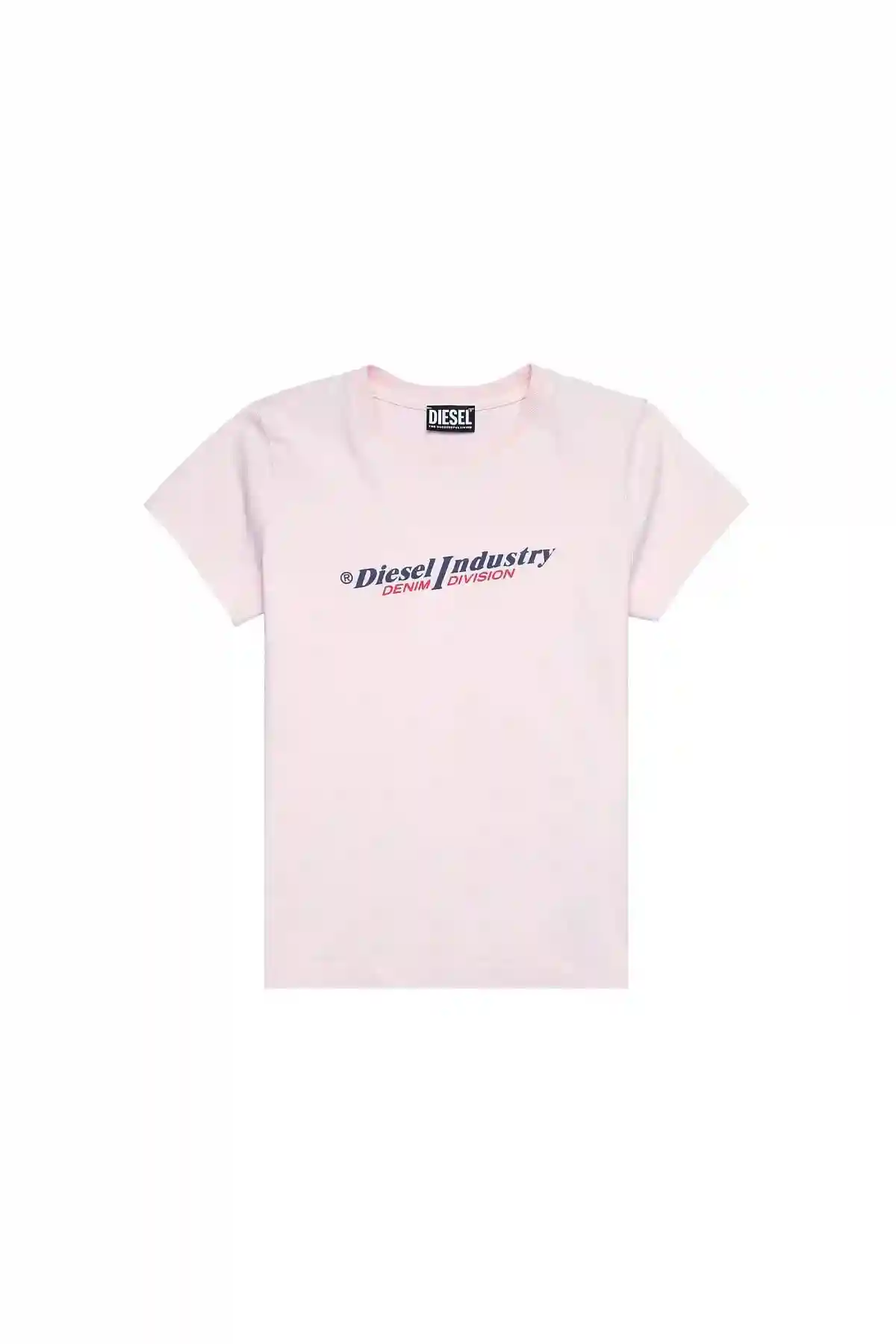 Pink T-shirt with puff logo