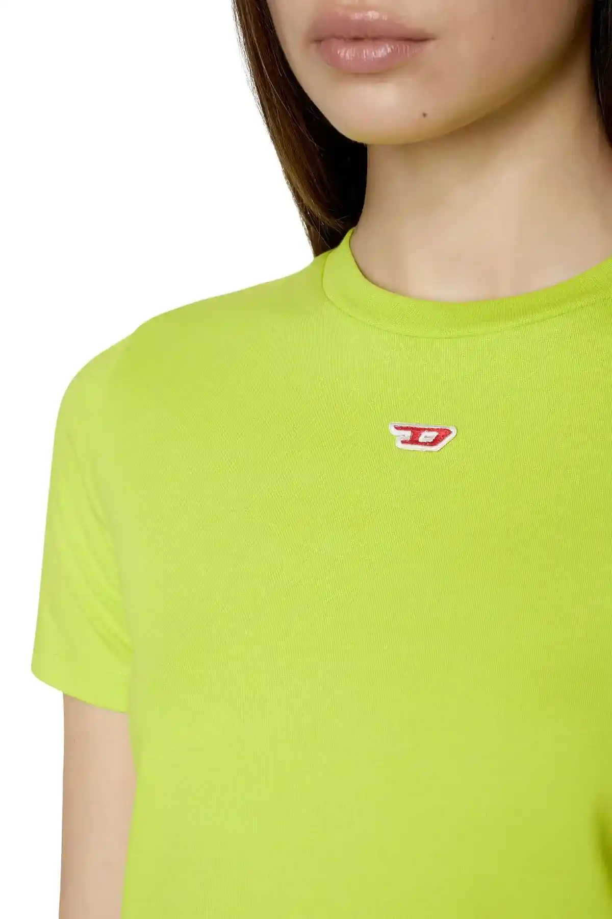 Green T-shirt with D logo