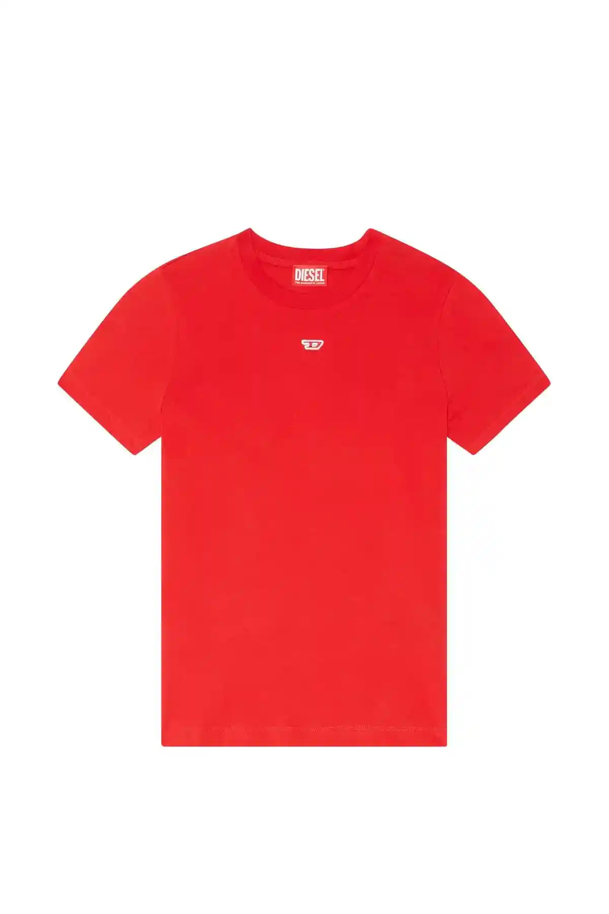 Red T-shirt with mini logo patch