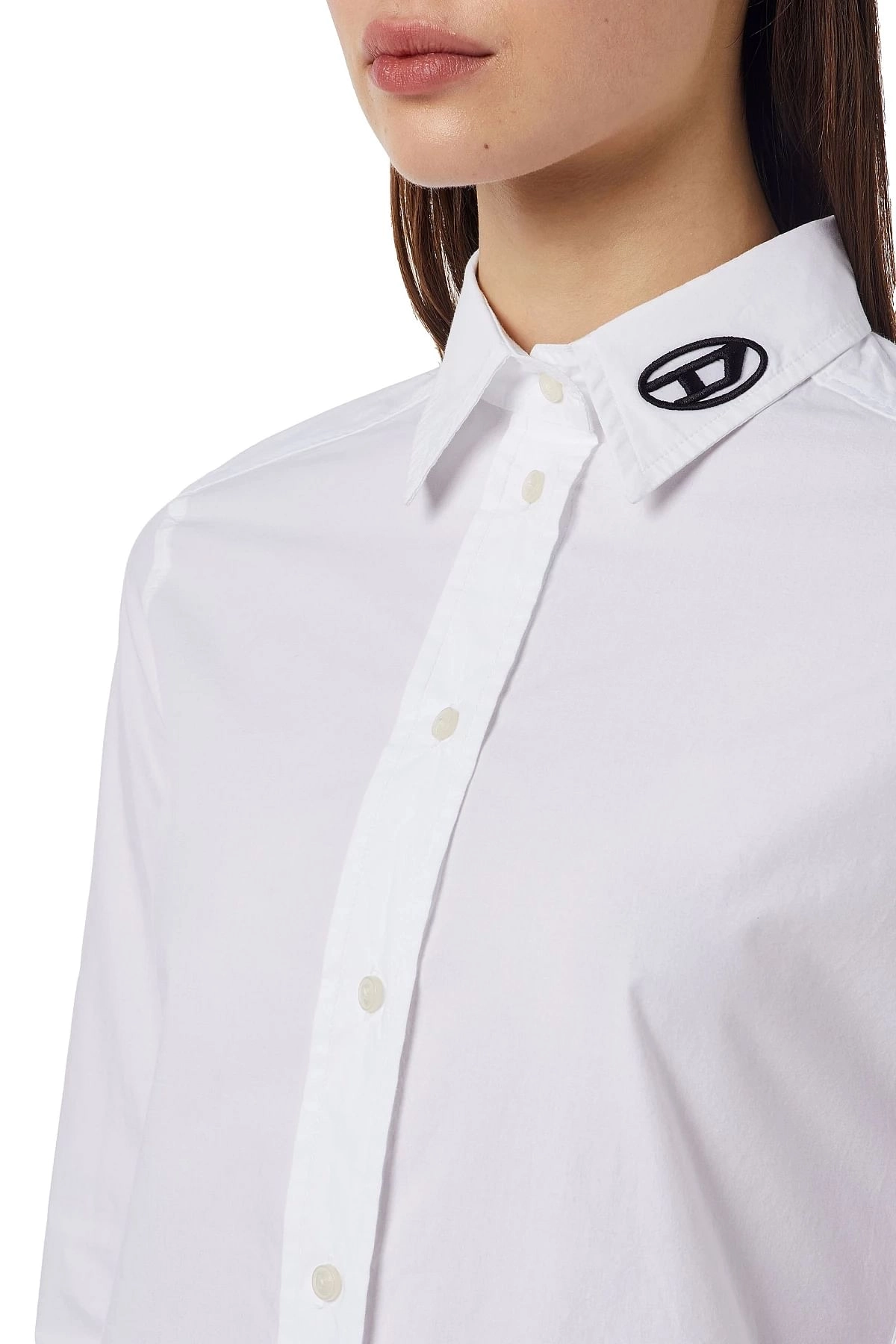 White Shirt with oval logo