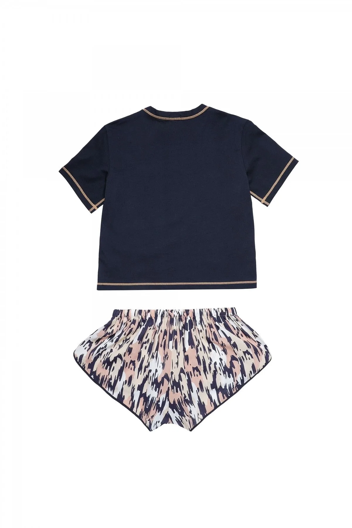 Blue Animalier-print pyjama set