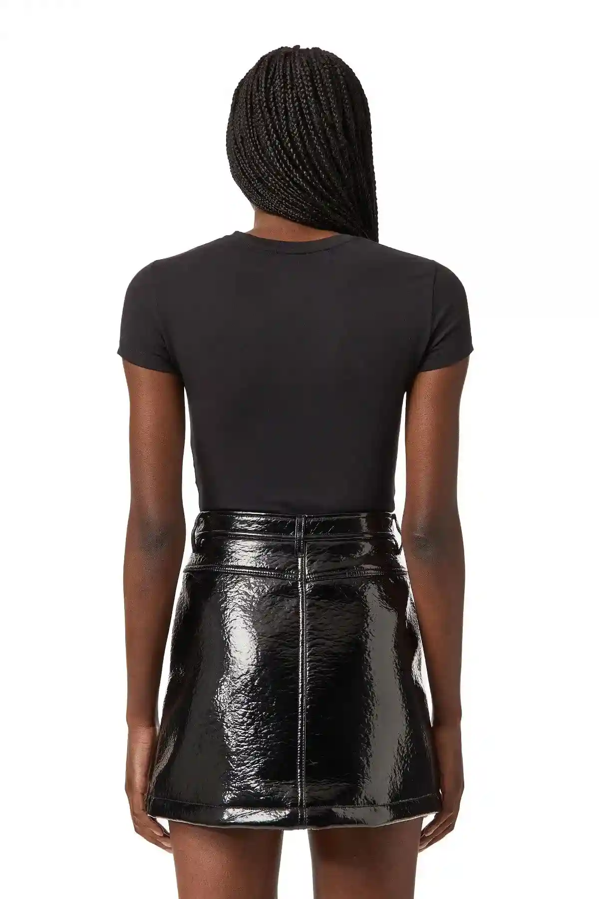 Black Flocked T-shirt