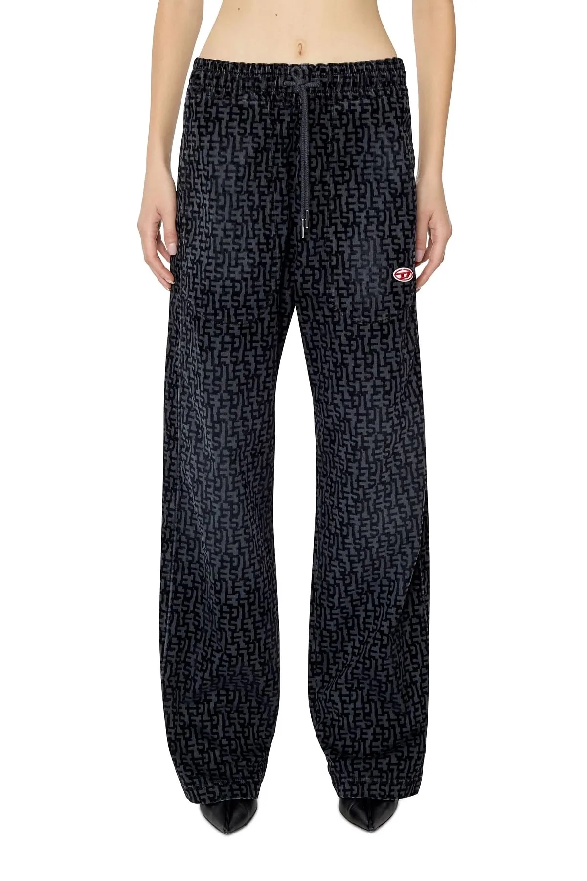 Black Straight Fit JeansD-Martians Track Denim