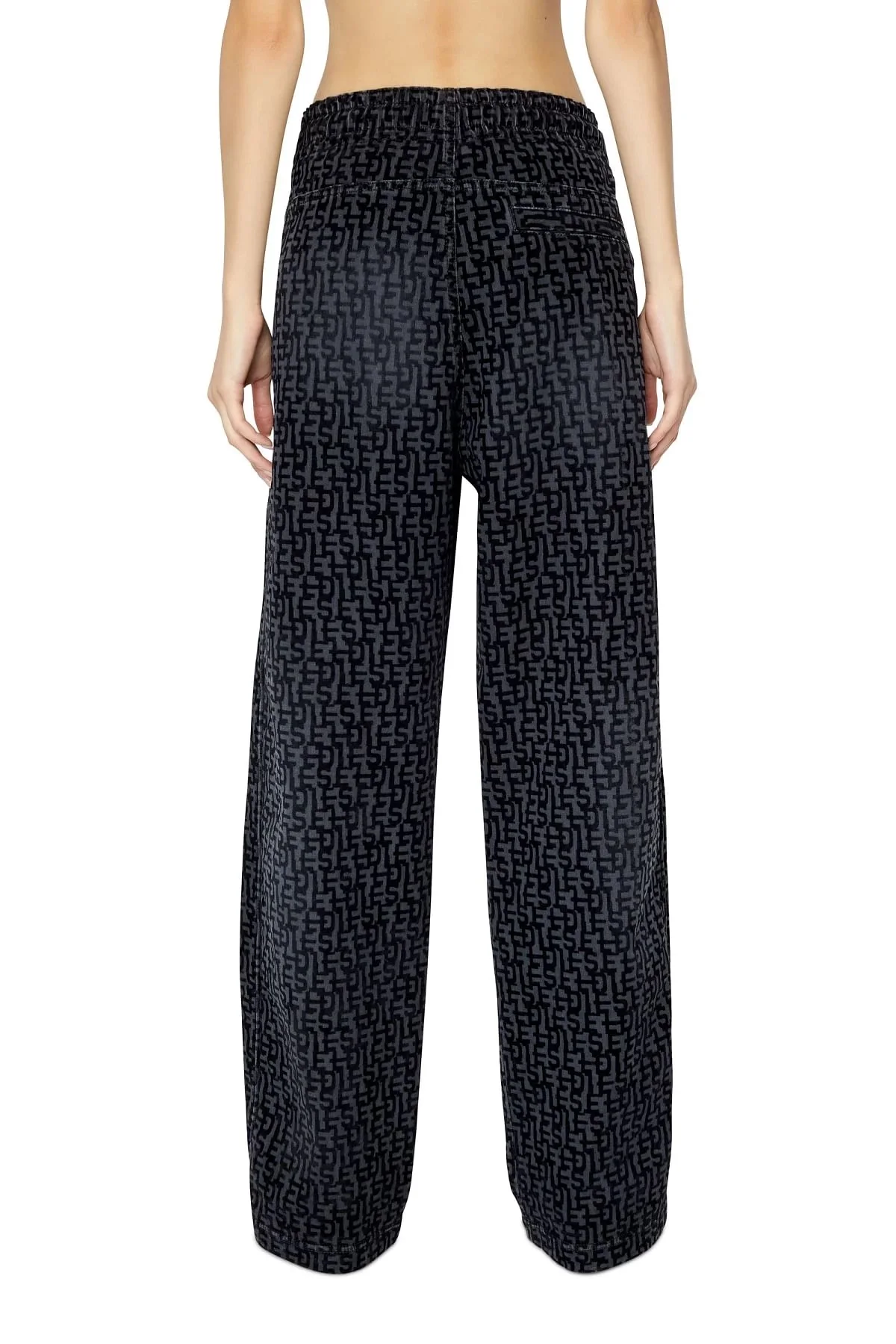 Black Straight Fit JeansD-Martians Track Denim