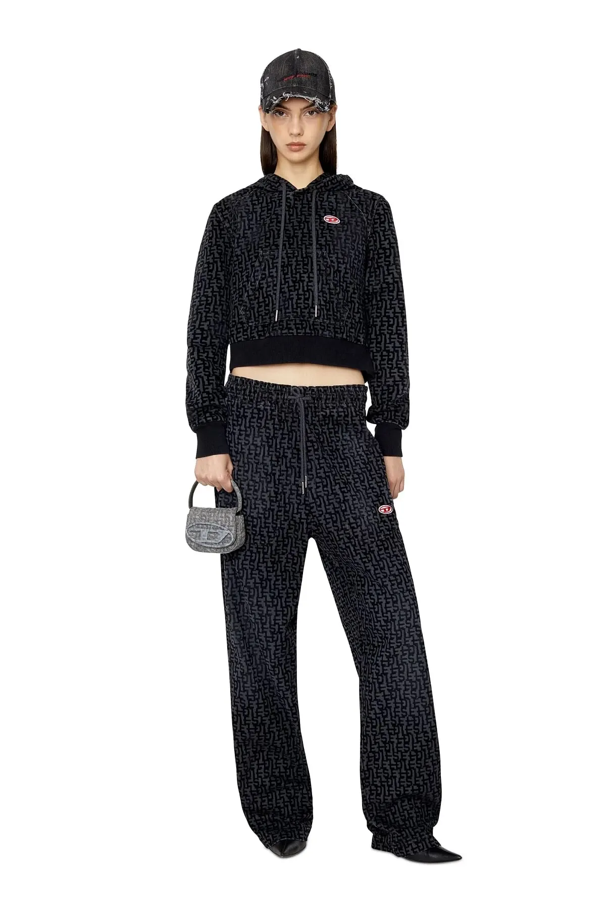 Black Straight Fit JeansD-Martians Track Denim