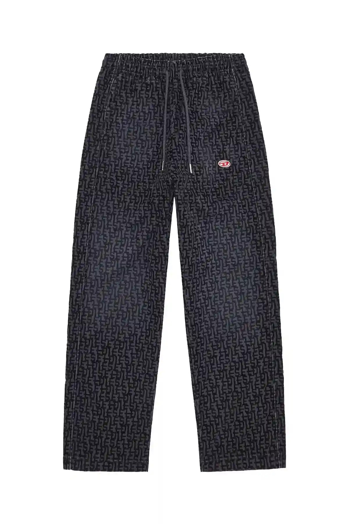 Black Straight Fit JeansD-Martians Track Denim