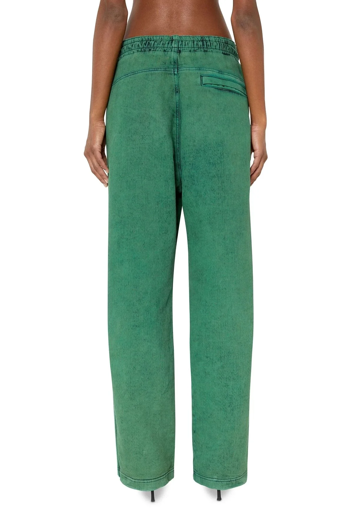 Green Straight Fit JeansD-Martians Track Denim