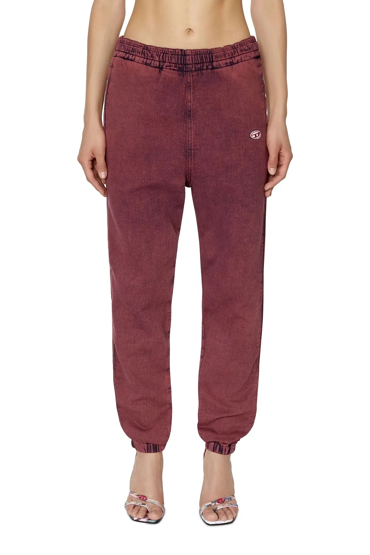 Red Tapered fit D-Lab Track Denim