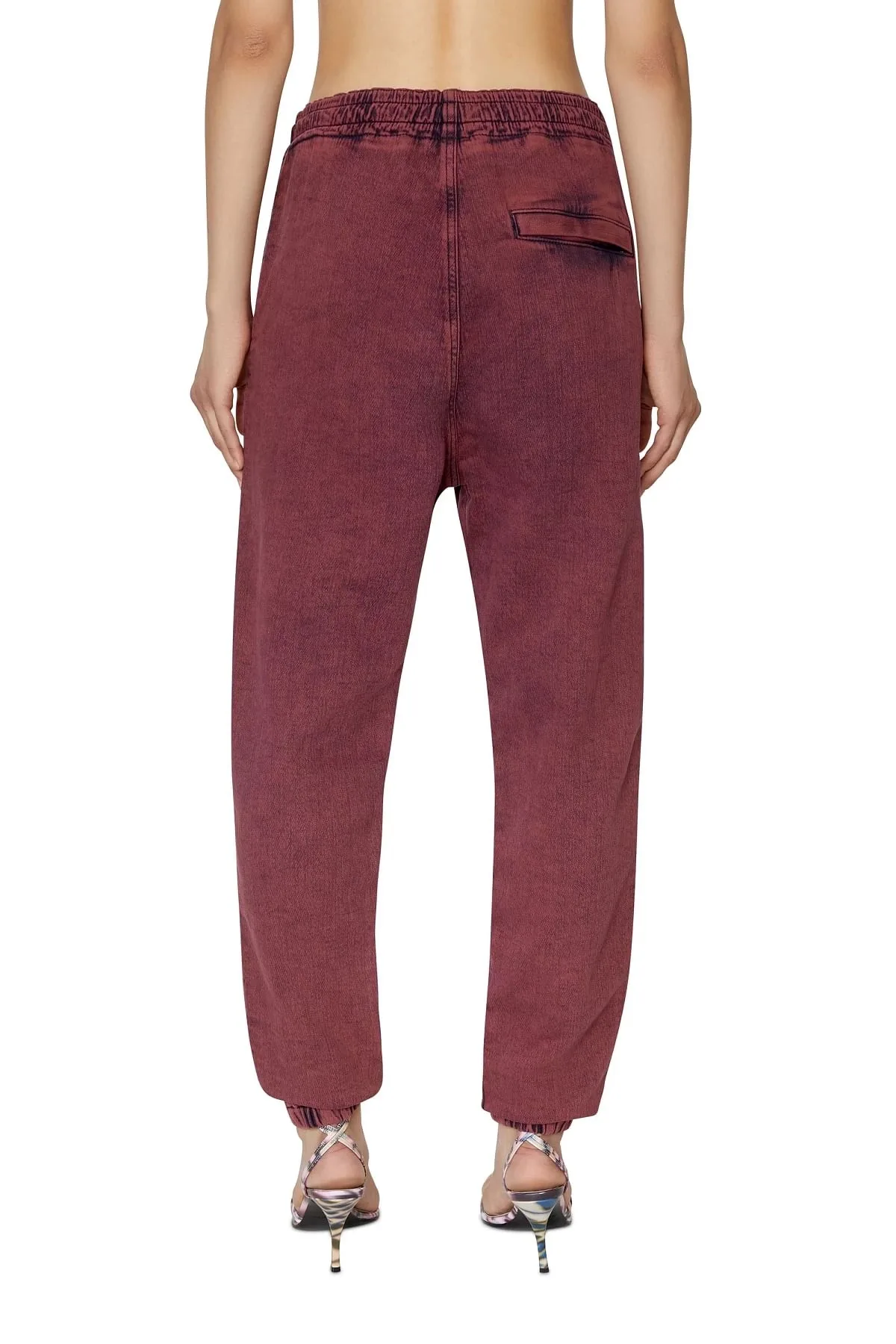 Red Tapered fit D-Lab Track Denim