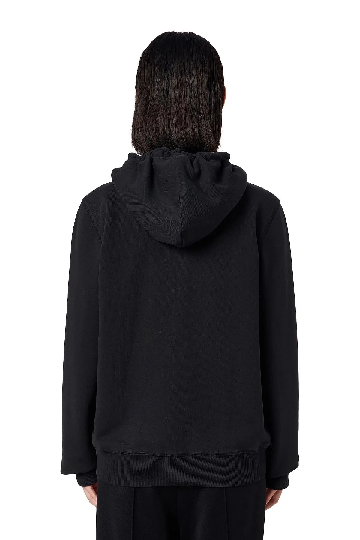 Black Hoodie with puff logo