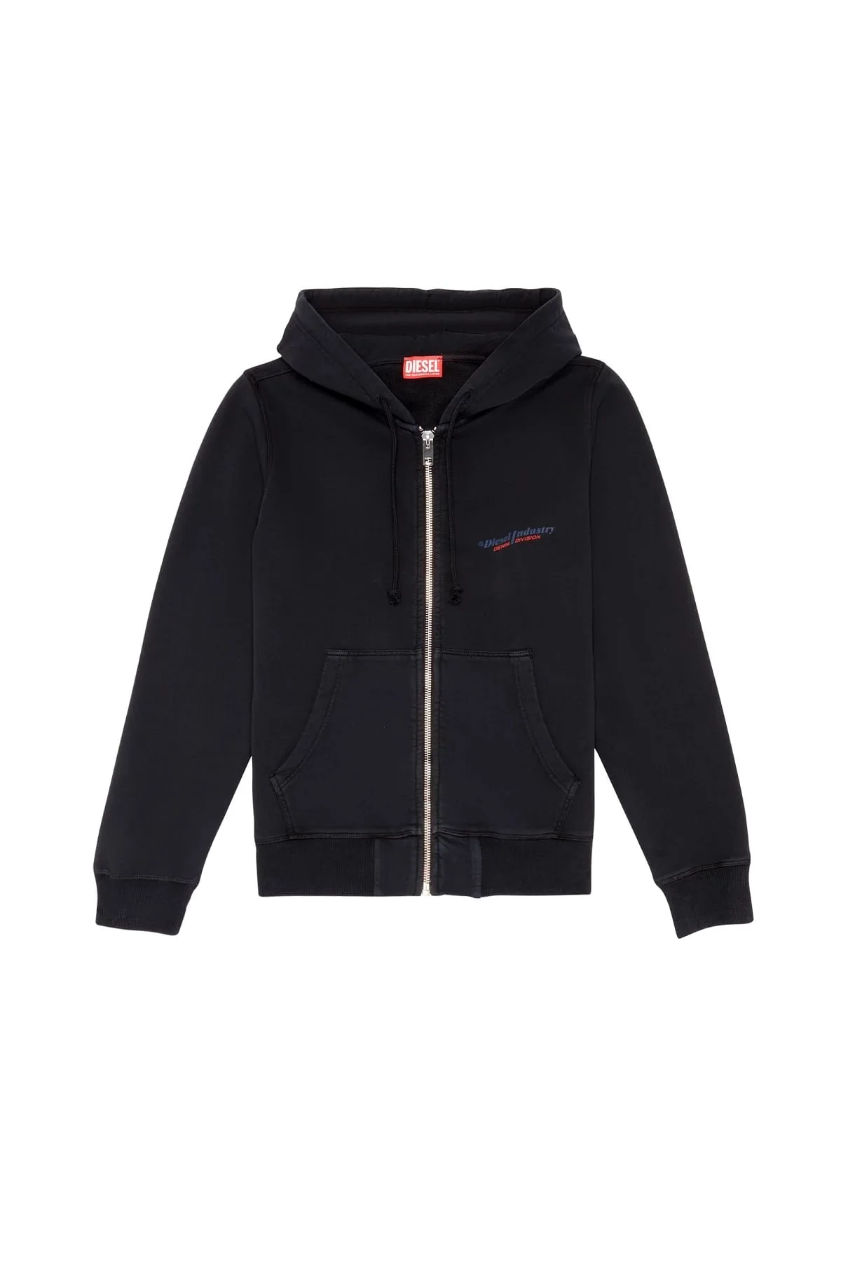 Black Hoodie with puff logo