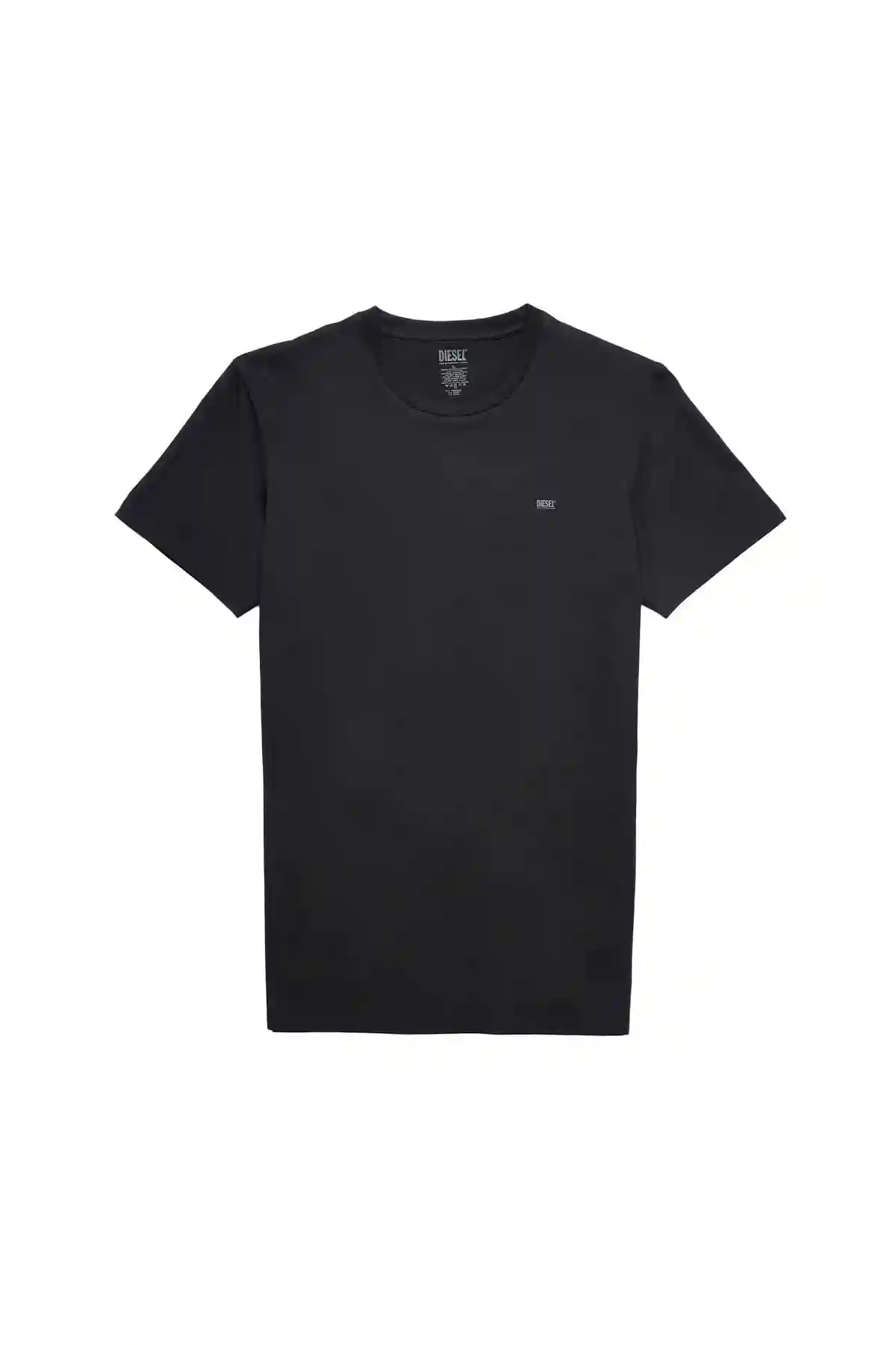 Black and Grey Two-pack of T-shirts with logo print