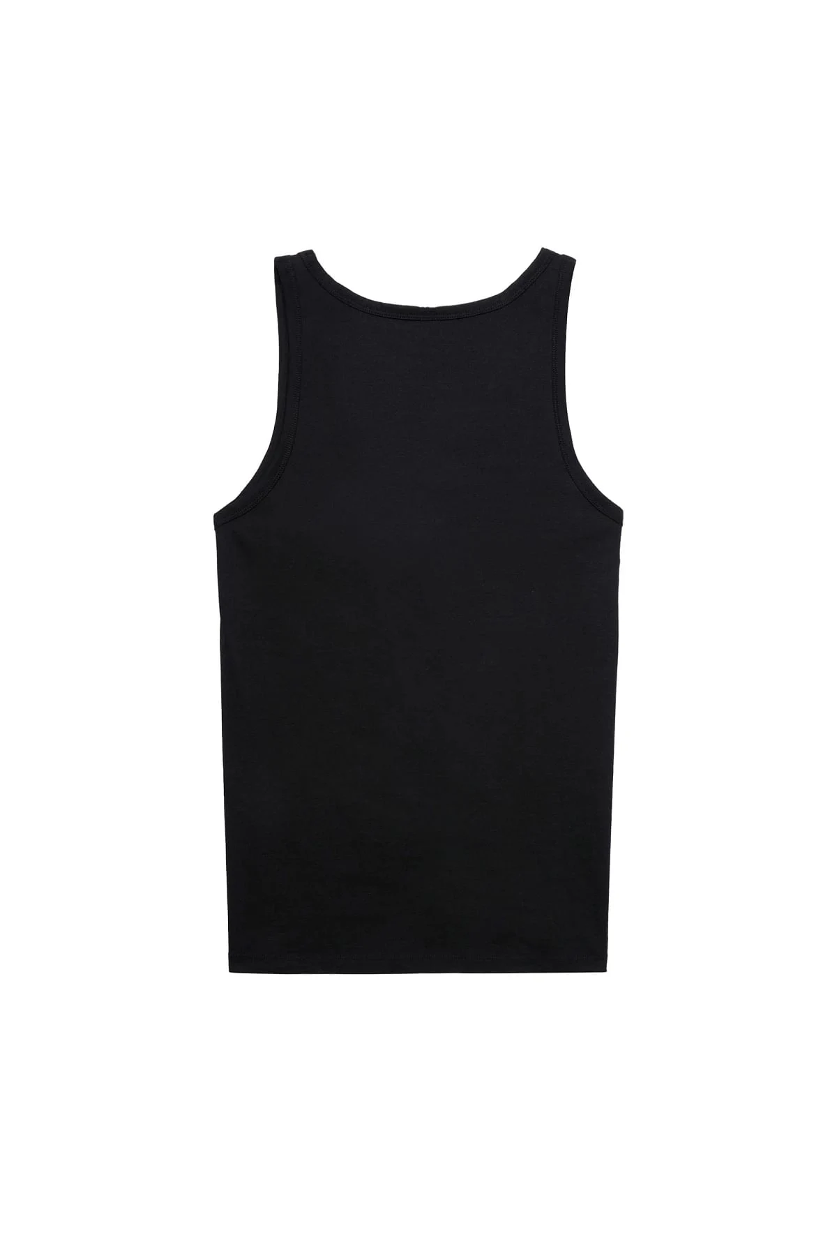 Black Two-pack of tank tops with D patch