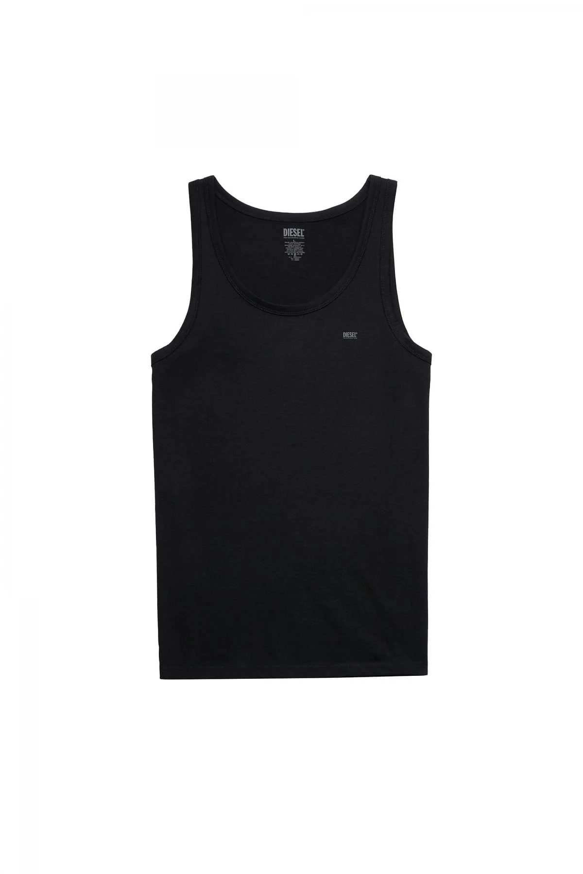 Black Two-pack of tank tops with logo print