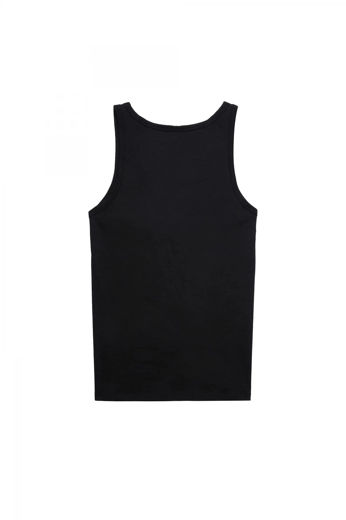 Black Two-pack of tank tops with logo print