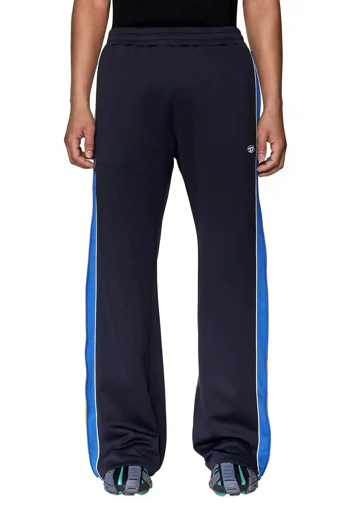 Blue Sweatpants with side zips