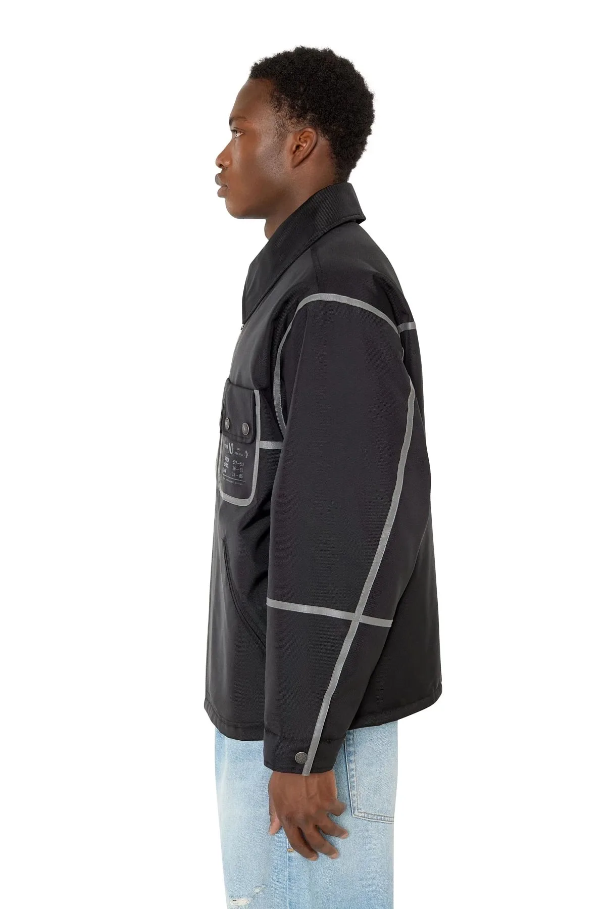 Black Jacket in water-repellent canvas