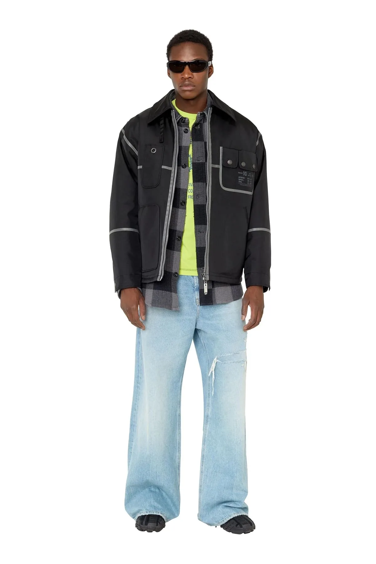 Black Jacket in water-repellent canvas