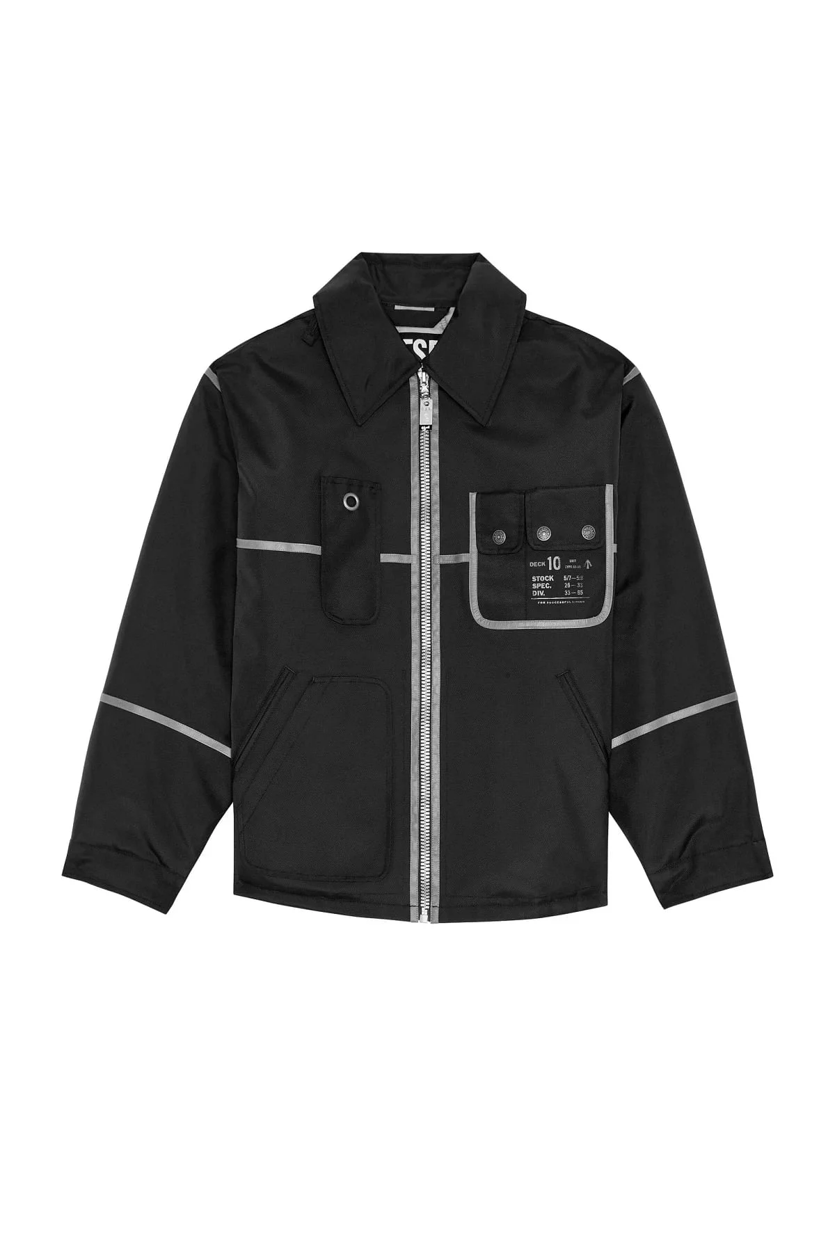 Black Jacket in water-repellent canvas