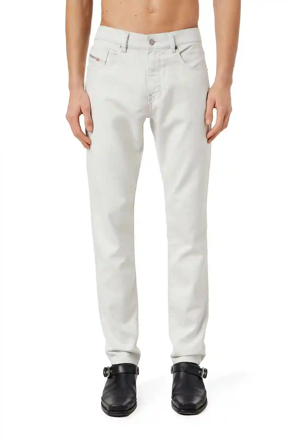 White Slim D-Strukt JoggJeans