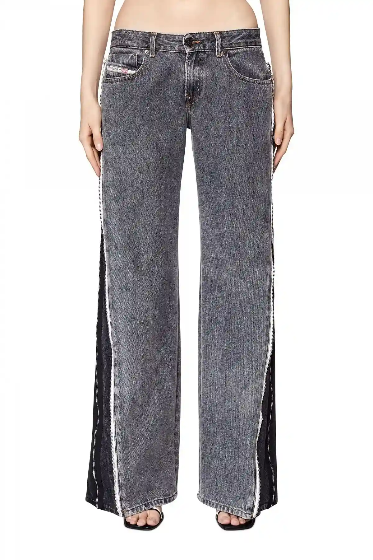 Black Straight Jeans-2002