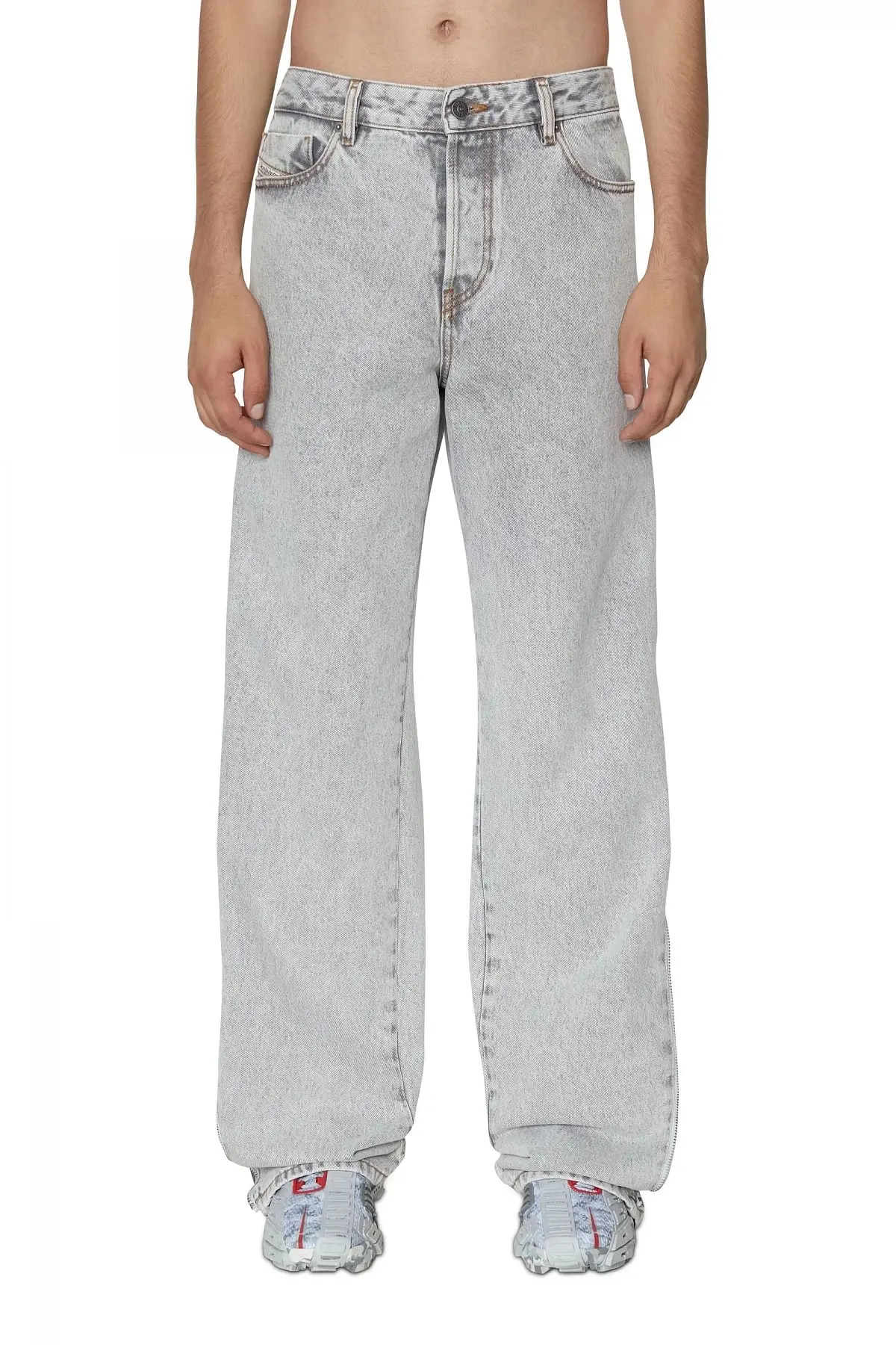 Grey Straight Jeans-1955 D-Rekiv