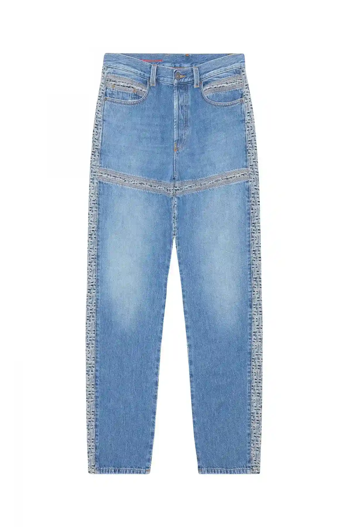 Blue Straight Jeans-D-Mand
