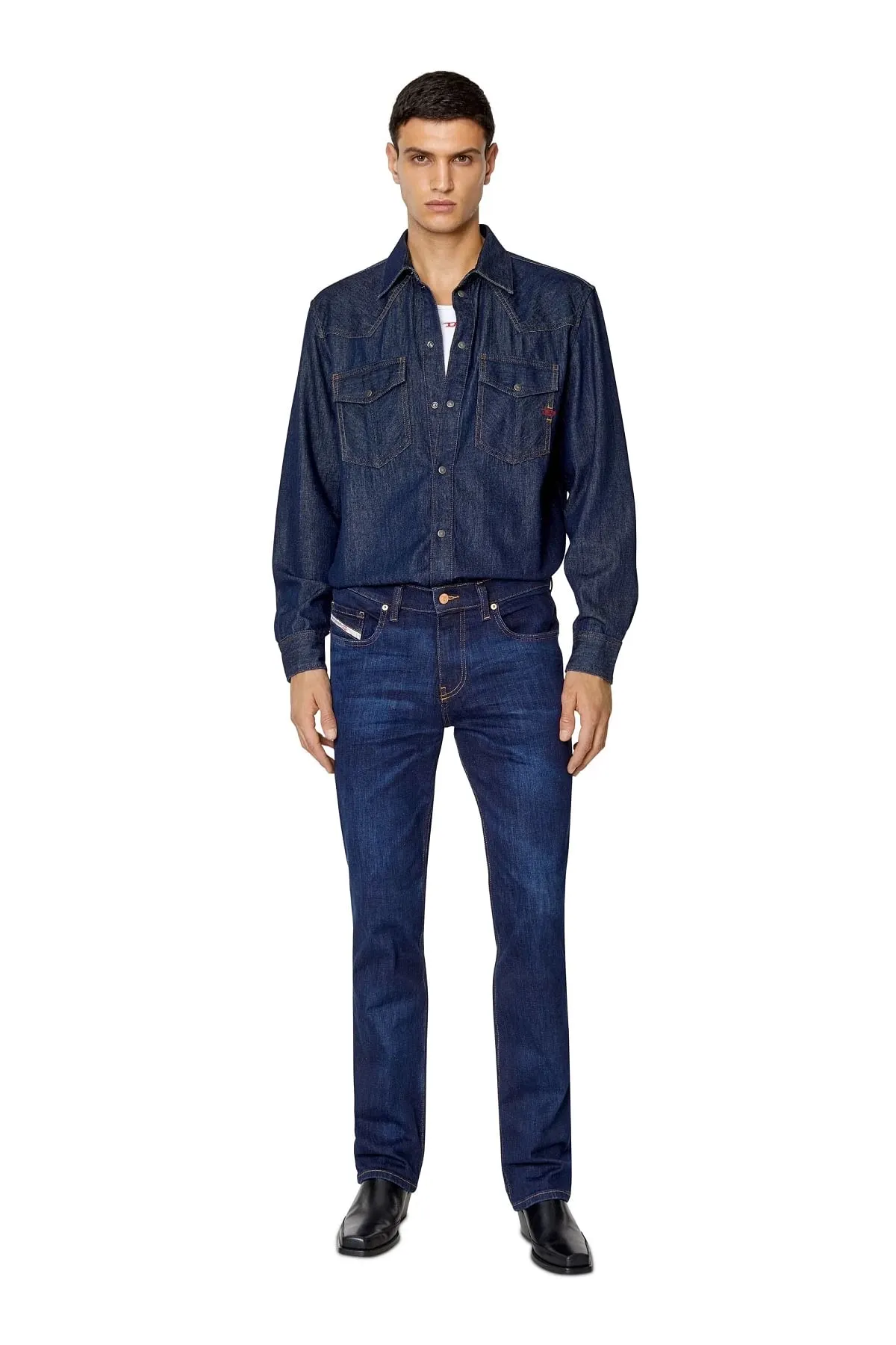 Blue Bootcut Jeans-2021 D-Vocs