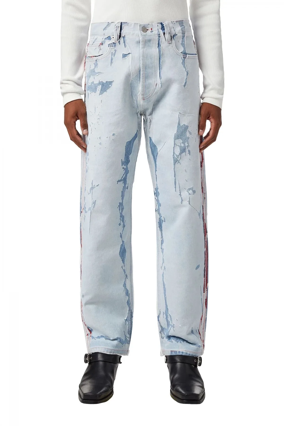 Blue Straight Jeans-2010 D-Macs