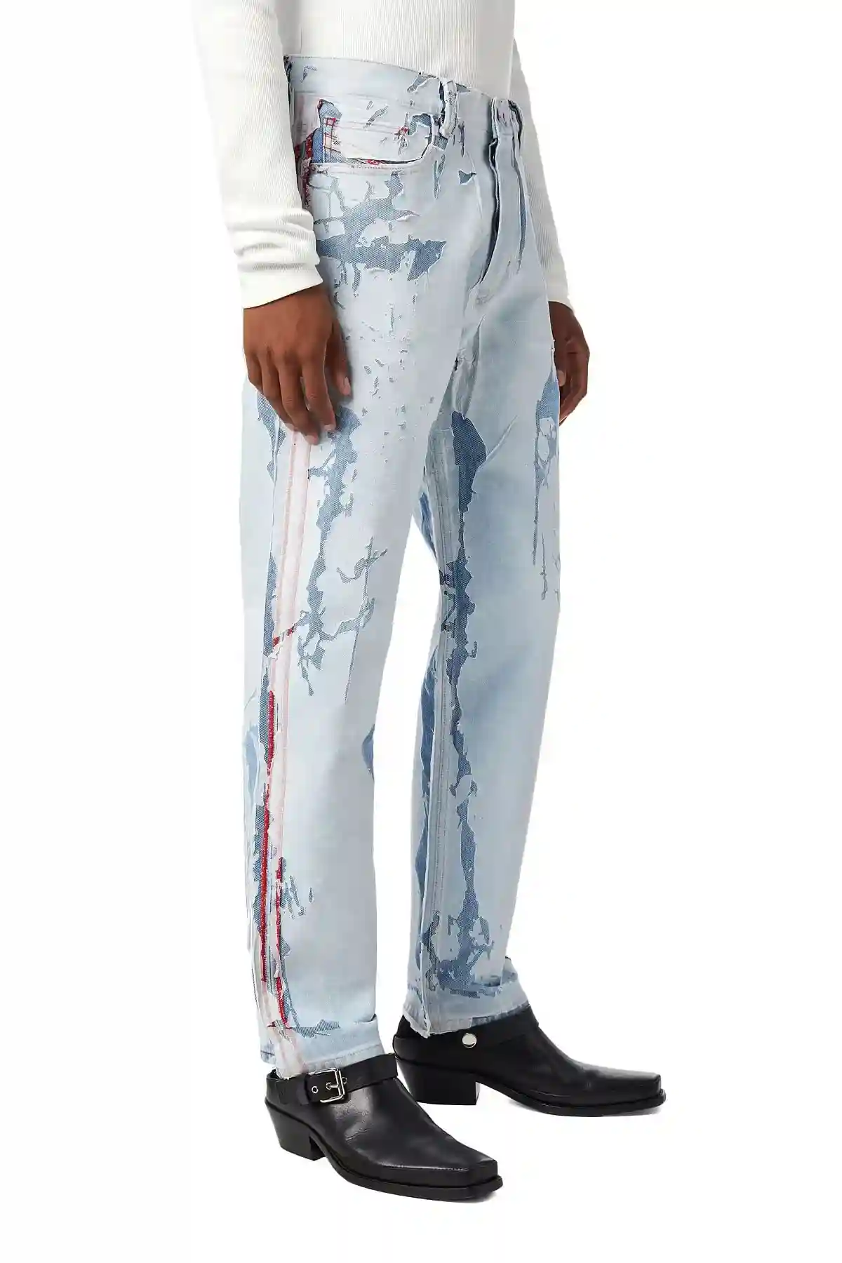 Blue Straight Jeans-2010 D-Macs