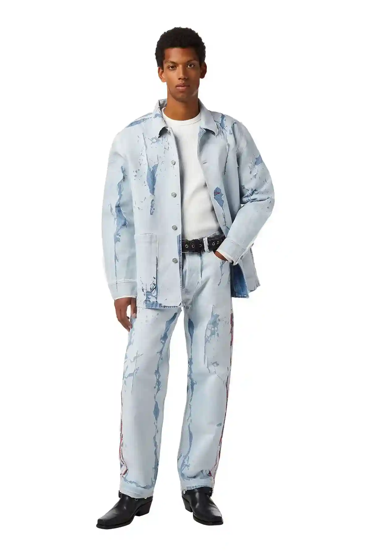 Blue Straight Jeans-2010 D-Macs