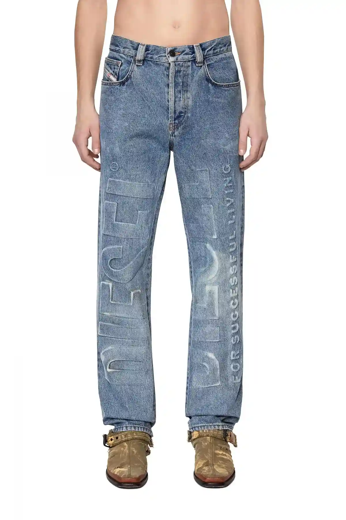 Blue Straight Jeans-2010 D-Macs