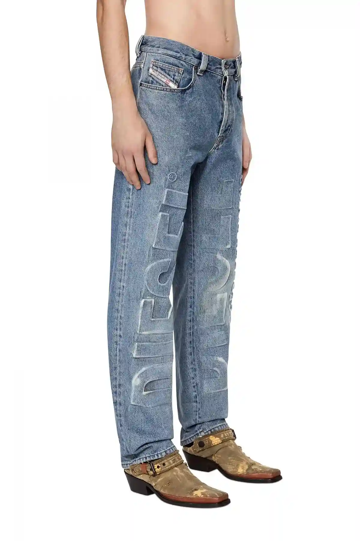 Blue Straight Jeans-2010 D-Macs