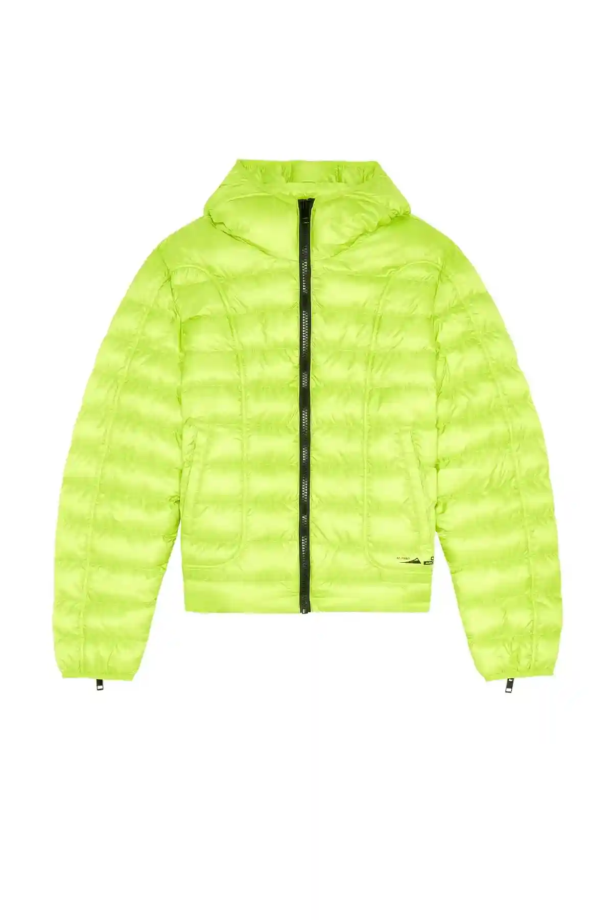 Green Hooded puffer jacket
