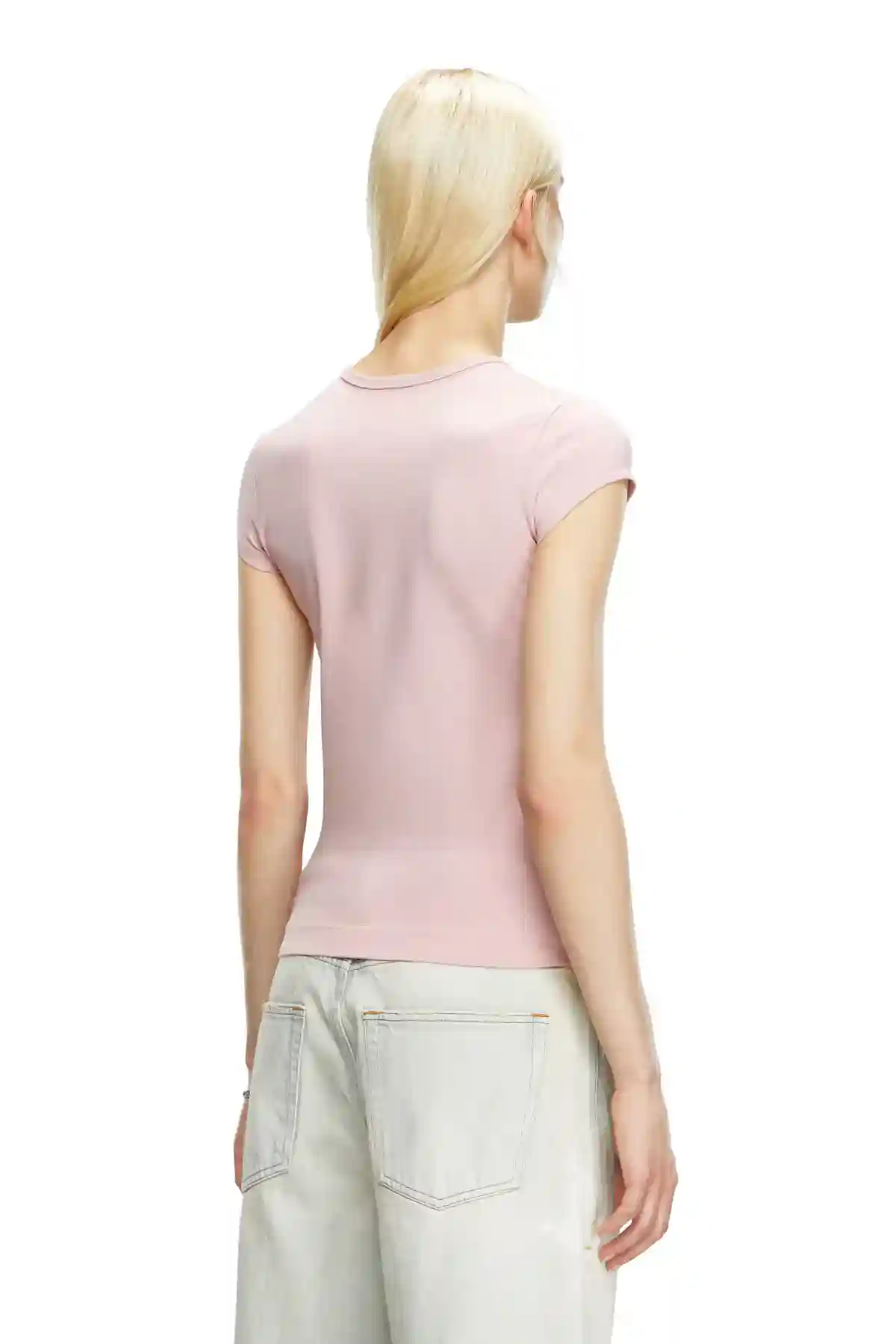 Pink T-shirt with peekaboo logo